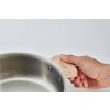Afneembaar handvat LOQY, set van 2 stuks, bruin, hout, de Buyer