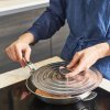 Universele pannendeksel 30-32 cm, roestvrij staal, de Buyer