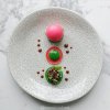 Dessertbord MODERN WHITE & GREY, 24 cm, MIJ