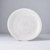 Dessertbord MODERN WHITE & GREY, 24 cm, MIJ