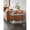 Serveertrolley A-COCKTAIL 66 cm, grijs, metaal, Zone Denmark