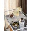 Serveertrolley A-COCKTAIL 66 cm, grijs, metaal, Zone Denmark