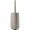 Toiletborstel met houder TIME 36 cm, donkergrijs, beton, Zone Denmark