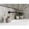 Zeepdispenser TIME 220 ml, donkergrijs, beton, Zone Denmark