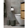 Toiletborstel met houder UME 39 cm, olijfgroen, keramiek, Zone Denmark