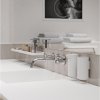 Tandenborstelbeker RIM 14 cm, wandmontage, wit, aluminium, Zone Denmark