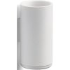 Tandenborstelbeker RIM 14 cm, wandmontage, wit, aluminium, Zone Denmark