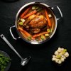 Lage braadpan ORIGINAL PROFI 24 cm, zilver, roestvrij staal, Fissler