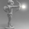 Bureaulamp CUPID 63 cm, wit, kunststof, Seletti