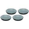 Bakvorm SILVER ELEGANCE, set van 4, 12 cm, zwart, staal, Guardini