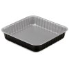 Bakvorm SILVER ELEGANCE 24 x 24 cm, zwart, staal, Guardini