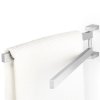 Handdoekrek LINEA 44 cm, dubbel, mat, roestvrij staal, Zack
