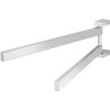 Handdoekrek LINEA 44 cm, dubbel, mat, roestvrij staal, Zack