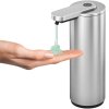 Zeepdispenser TERVA 175 ml, contactloos, mat, roestvrij staal, Zack
