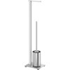 Toiletbutler CARVO 72 cm, mat, roestvrij staal, Zack