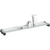 Badkamerplank CARVO 66 cm, zwart, roestvrij staal/glas, Zack