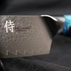 Santoku mes RESIN FUTURE 17 cm, blauw, Dellinger