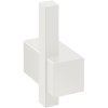 Handdoekhaakje CARVO 6 cm, wit, roestvrij staal, Zack