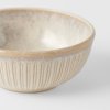 Eetkom RIDGED ALABASTER 160 ml, crème, keramiek, MIJ