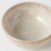 Eetkom RIDGED ALABASTER 160 ml, crème, keramiek, MIJ