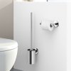 Toiletborstel met houder SCALA 54 cm, gepolijst, roestvrij staal, Zack