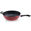 Wok COLOR EDITION 32 cm, rood, aluminium, Fissler