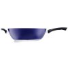 Wok COLOR EDITION 32 cm, blauw, aluminium, Fissler