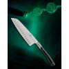 Santoku mes EDONIST 18 cm, roestvrijstalen klinknagels, zwart, Lion Sabatier