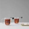 Thee-infuser INFUSION EGG 16 cm, grijs, roestvrij staal, Viva Scandinavia