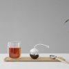 Thee-infuser INFUSION GLOBE 16 cm, wit, glas, Viva Scandinavia
