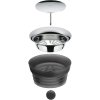 Waterservies BASIC karaf 1 l + 4 x waterglas, 5-delig stuks, glas, WMF