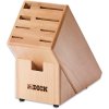Messenblok 26 cm, bruin, hout, F.DICK