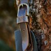 Schort 95 cm, zwart, leer, F.DICK
