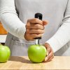 Appelboor GOOD GRIPS 20 cm, zwart, roestvrij staal, OXO