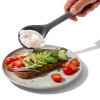 Gaatjeslepel GOOD GRIPS 33 cm, grijs, silicone, OXO