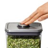 Voorraadbus POP STEEL 2,6 l, groot vierkant, kunststof, OXO