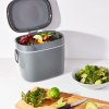 Compostbak EASY-CLEAN GOOD GRIPS 6,62 l, grijs, kunststof, OXO