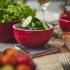 Eetkom 400 ml, rood, keramiek, Staub