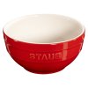 Eetkom 400 ml, rood, keramiek, Staub