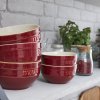 Eetkom 400 ml, kastanjebruin, keramiek, Staub