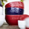 Eetkom 700 ml, rood, keramiek, Staub