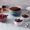 Eetkom (set) 700 ml, 4-delig, turkoois, keramiek, Staub