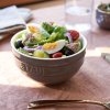 Eetkom 700 ml, set van 4, grijs, keramiek, Staub