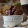 Eetkom 400 ml, set van 4, ivoor, keramiek, Staub