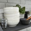 Eetkom 400 ml, set van 4, ivoor, keramiek, Staub