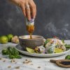 Eetkom 400 ml, set van 4, grijs, keramiek, Staub