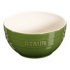 Eetkom 1,2 l, groen, keramiek, Staub