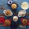 Cocotte (set) 10 cm, set van 4, rood, keramiek, Staub