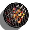 Vleesspies (set) GOOD GRIPS 34 cm, set van 6, zilver, roestvrij staal, OXO