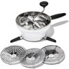 Passeerzeef GOOD GRIPS 26 cm, zilver, roestvrij staal, OXO